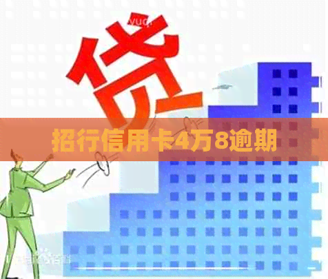 招行信用卡4万8逾期