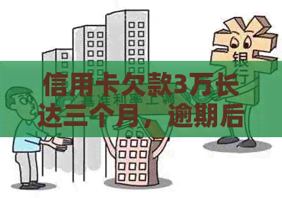 信用卡欠款3万长达三个月，逾期后果如何应对？