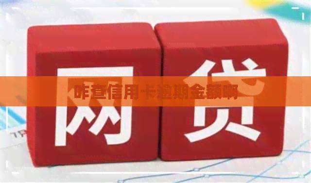 咋查信用卡逾期金额啊