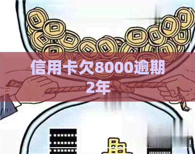 信用卡欠8000逾期2年