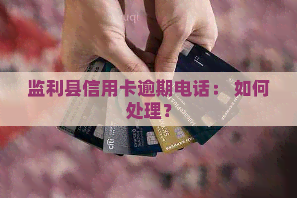 监利县信用卡逾期电话： 如何处理？