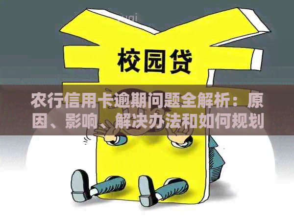 农行信用卡逾期问题全解析：原因、影响、解决办法和如何规划还款计划