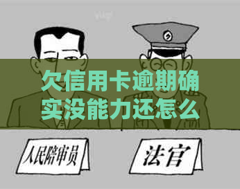 欠信用卡逾期确实没能力还怎么办？会坐牢吗？