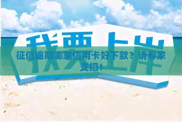 逾期哪家信用卡好下款？请专家支招！
