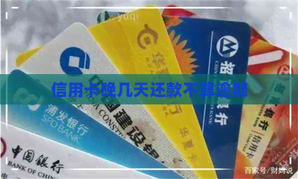 信用卡晚几天还款不算逾期