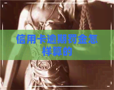 信用卡逾期罚金怎样算的