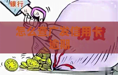 怎么查广发信用卡逾期