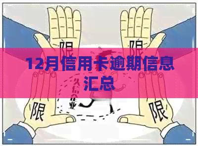 12月信用卡逾期信息汇总