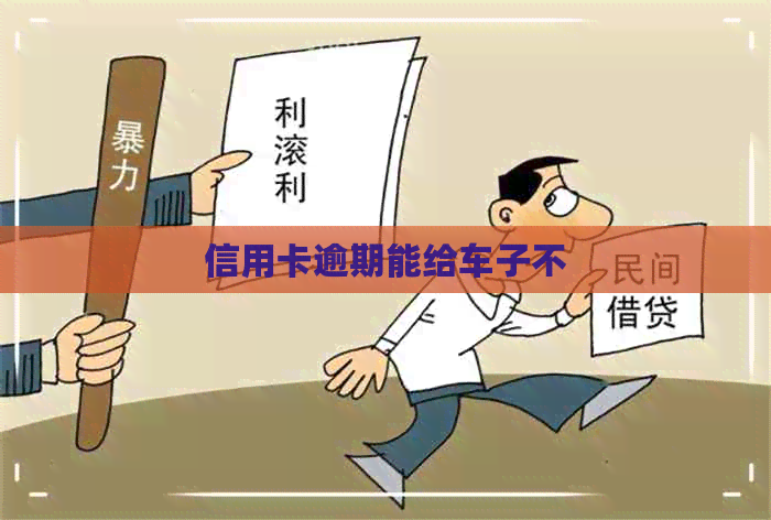 信用卡逾期能给车子不