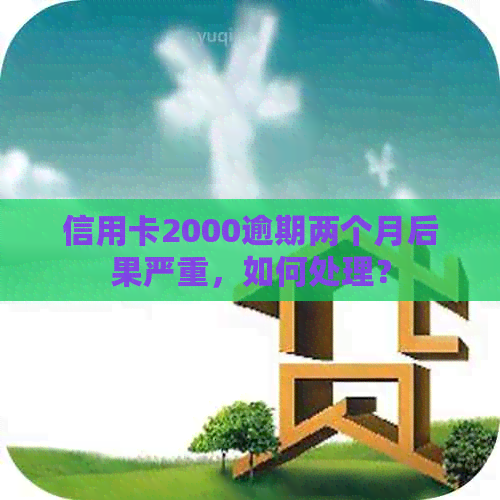 信用卡2000逾期两个月后果严重，如何处理？