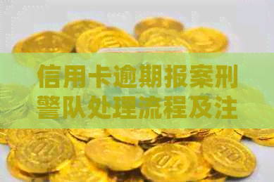信用卡逾期报案刑警队处理流程及注意事项：用户该如何应对信用卡逾期问题？