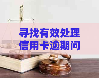 寻找有效处理信用卡逾期问题的公司及其服务，解决用户面临的各种问题
