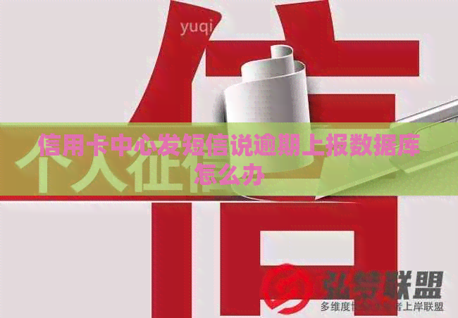 信用卡中心发短信说逾期上报数据库怎么办