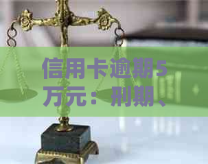 信用卡逾期5万元：刑期、缓刑及后果详解