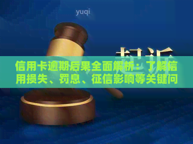信用卡逾期后果全面解析：了解信用损失、罚息、影响等关键问题