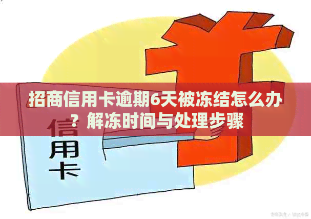 招商信用卡逾期6天被冻结怎么办？解冻时间与处理步骤
