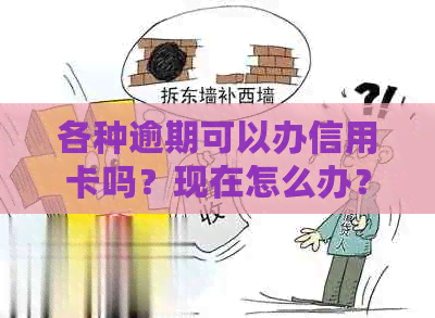 各种逾期可以办信用卡吗？现在怎么办？逾期了也可以申请信用卡吗？