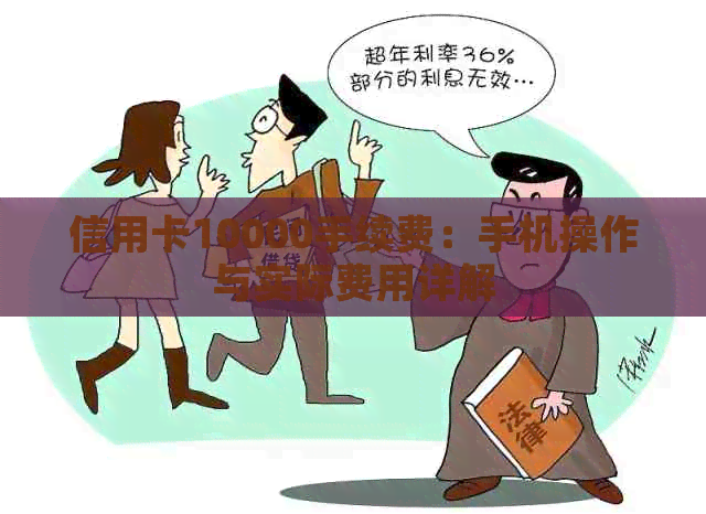 信用卡10000手续费：手机操作与实际费用详解