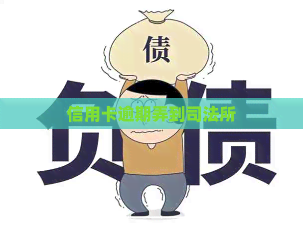 信用卡逾期弄到司法所