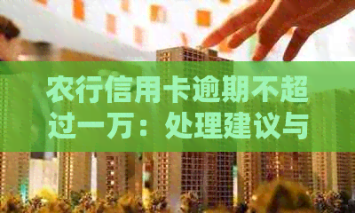 农行信用卡逾期不超过一万：处理建议与影响分析
