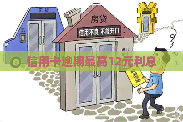 信用卡逾期更高12元利息