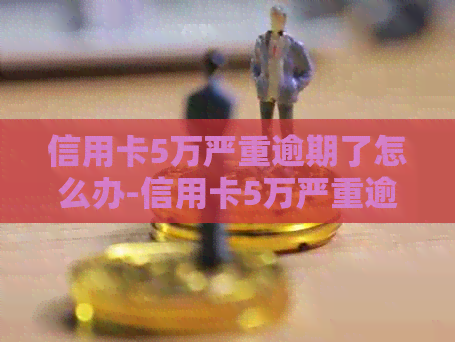 信用卡5万严重逾期了怎么办-信用卡5万严重逾期了怎么办呢