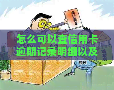 怎么可以查信用卡逾期记录明细以及具体时间？
