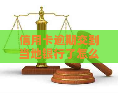 信用卡逾期交到当地银行了怎么办：解决方法与指南