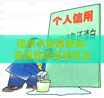 信用卡逾期查询：客服能否帮助核实？真的有效吗？