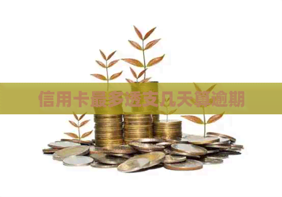 信用卡最多透支几天算逾期