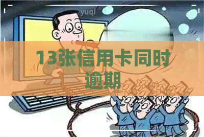 13张信用卡同时逾期