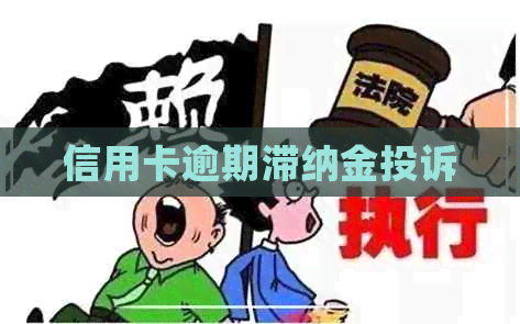信用卡逾期滞纳金投诉