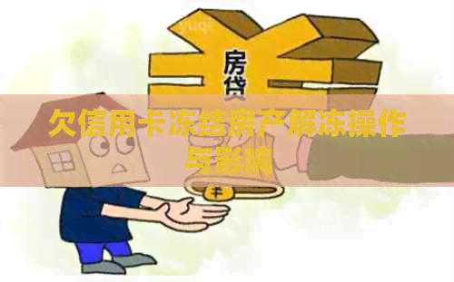 欠信用卡冻结房产解冻操作与影响