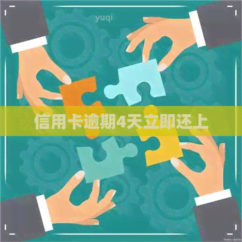 信用卡逾期4天立即还上