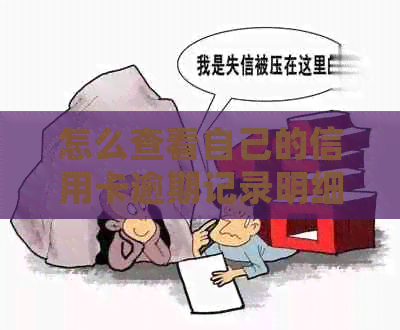 怎么查看自己的信用卡逾期记录明细及时间