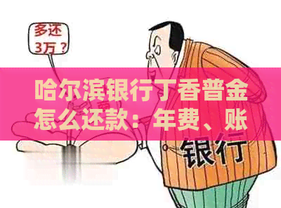 哈尔滨银行丁香普金怎么还款：年费、账单时间及信用卡和现金分期等全解析