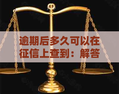 逾期后多久可以在上查到：解答你的信用疑虑