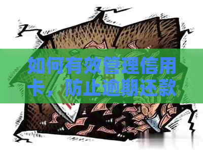 如何有效管理信用卡，防止逾期还款的策略与技巧