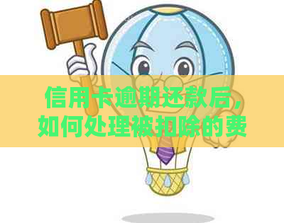 信用卡逾期还款后，如何处理被扣除的费用及相关问题解答