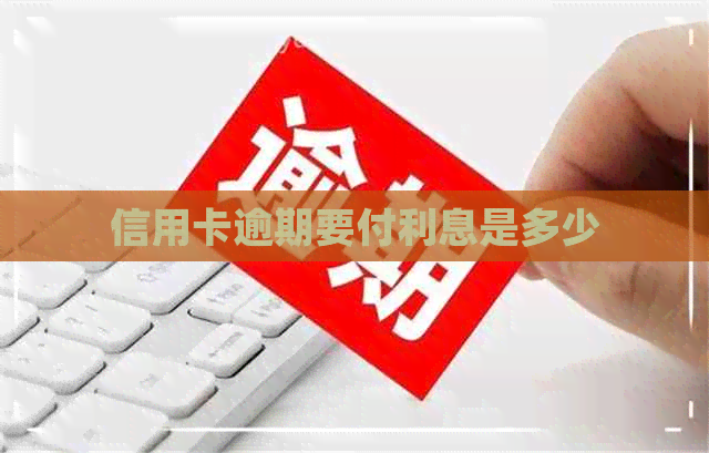 信用卡逾期要付利息是多少