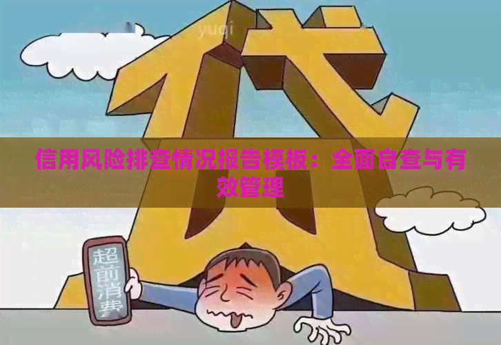 信用风险排查情况报告模板：全面自查与有效管理