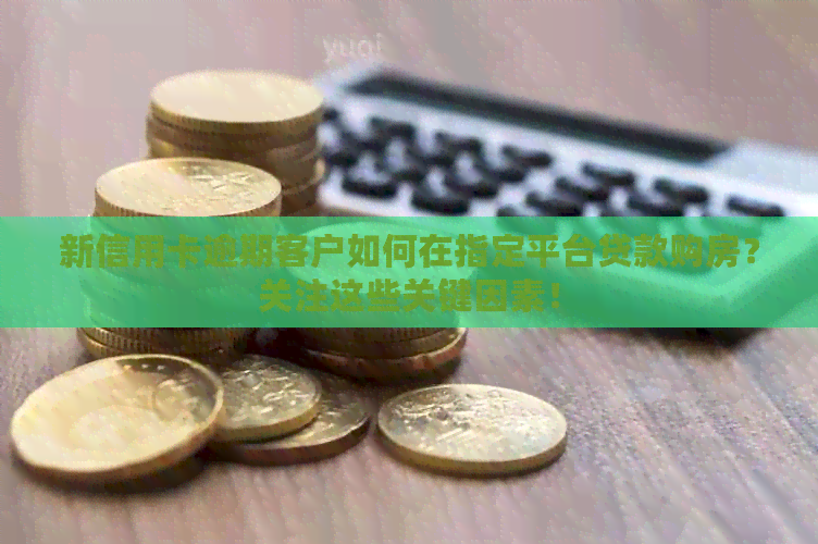新信用卡逾期客户如何在指定平台贷款购房？关注这些关键因素！