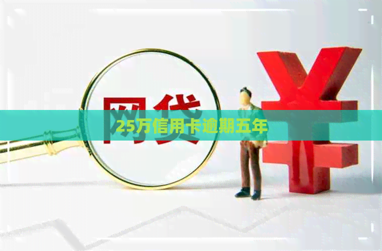 25万信用卡逾期五年