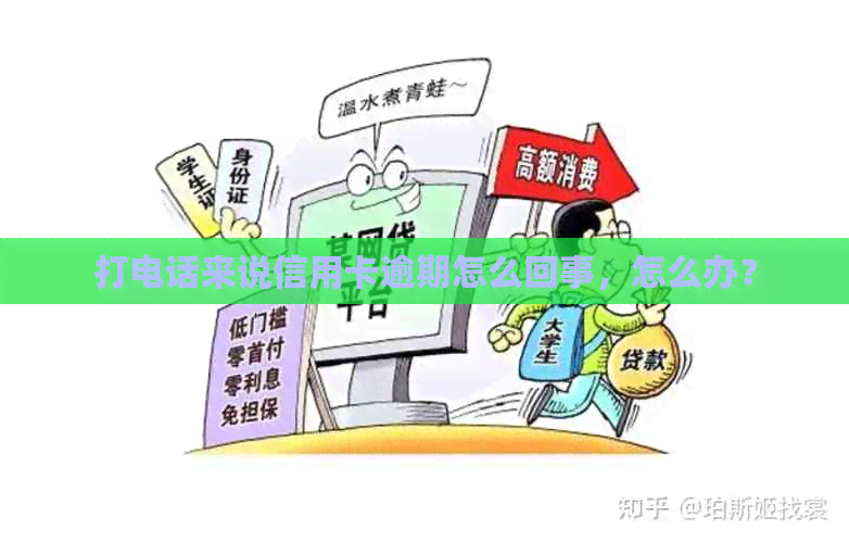 打电话来说信用卡逾期怎么回事，怎么办？