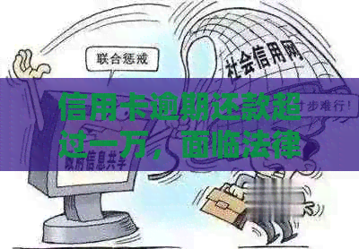 信用卡逾期还款超过一万，面临法律诉讼的风险，我该怎么办？