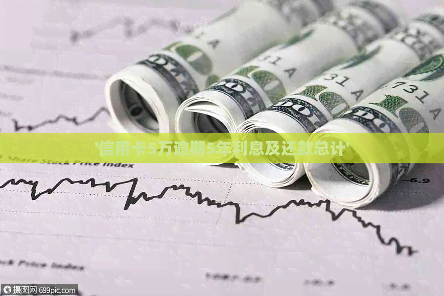 '信用卡5万逾期5年利息及还款总计'