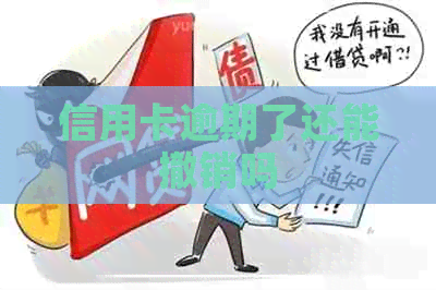 信用卡逾期了还能撤销吗