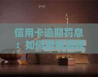 信用卡逾期罚息：如何避免高额费用？