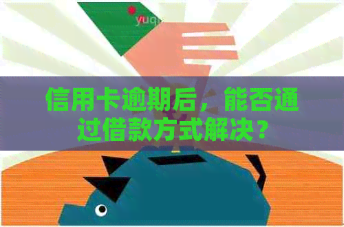 信用卡逾期后，能否通过借款方式解决？