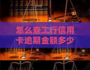 怎么查工行信用卡逾期金额多少？